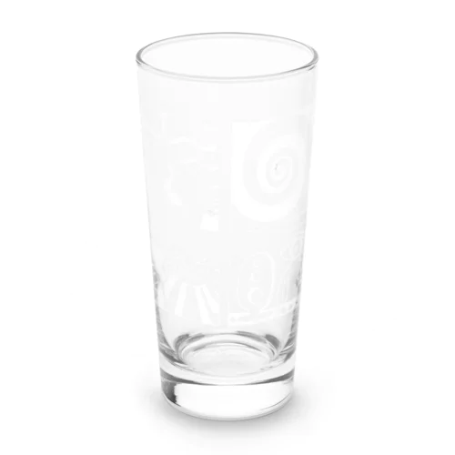 太陽の眼 文字絵(白/前面) Long Sized Water Glass