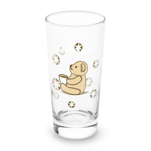 coffee break（ロゴが白） Long Sized Water Glass