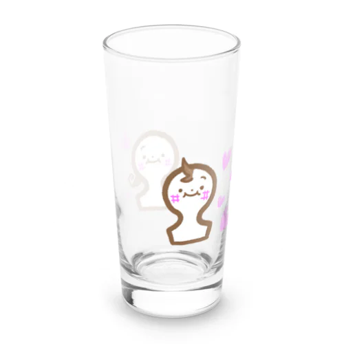 ガラスでラブラブもち Long Sized Water Glass