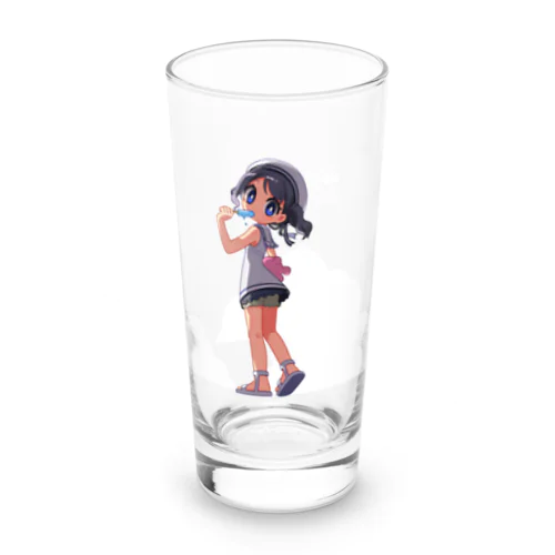 夏服おるこちゃんコップ Long Sized Water Glass