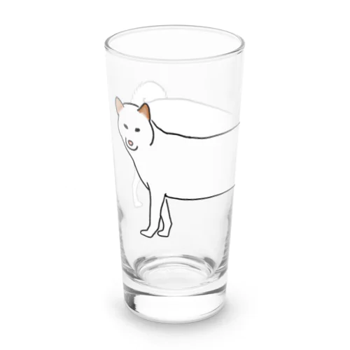 のび白柴 Long Sized Water Glass