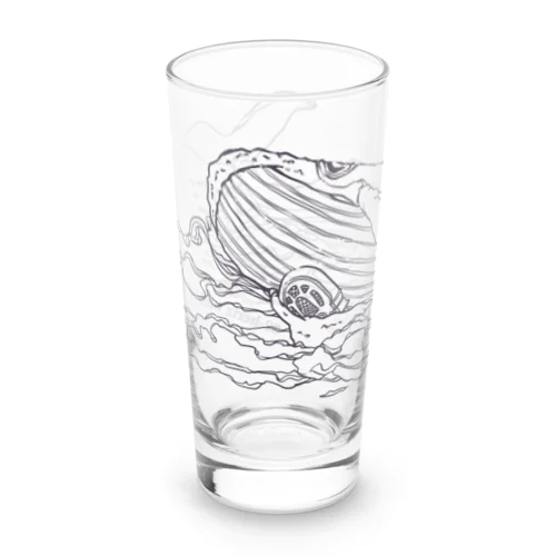 世界でもっとも孤独なクジラとラジオ【チャリティー】 Long Sized Water Glass