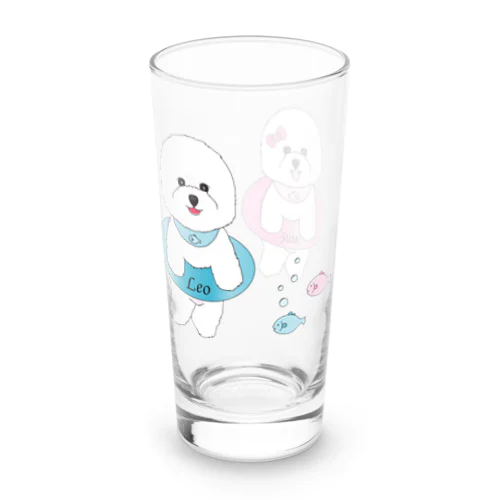 ゆったりまったりレオ＆みるく Long Sized Water Glass