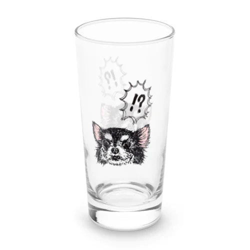 劇画調チワワのすっちゃん Long Sized Water Glass