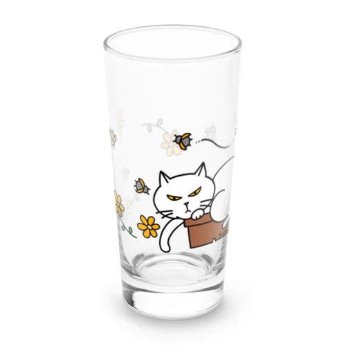 植木にゃんこ１－２ Long Sized Water Glass