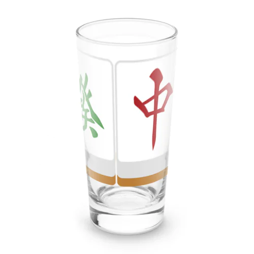 白發中 ( 麻雀グッズ ) Long Sized Water Glass