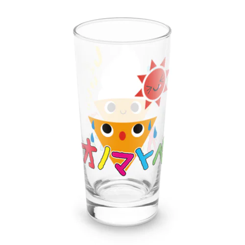 アイスクリームオノマトペ Long Sized Water Glass