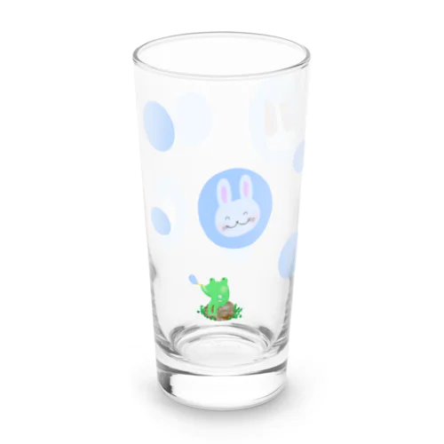 カエルさんのシャボン玉 Long Sized Water Glass