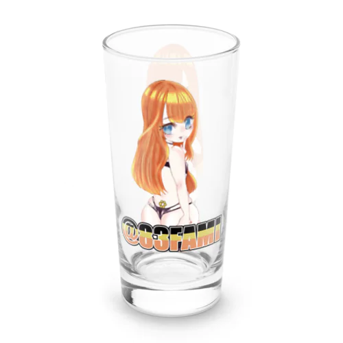 ふぁみ x ひとふたきり ときしっくぐらまー Long Sized Water Glass