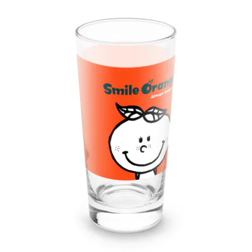 Smile Orange 8 Long Sized Water Glass