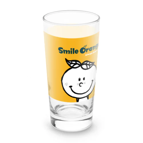 Smile Orange 10 Long Sized Water Glass