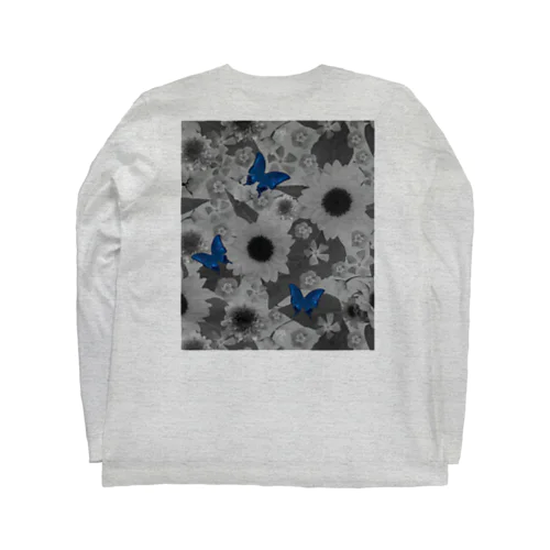 メロウフラワー/グレー Long Sleeve T-Shirt