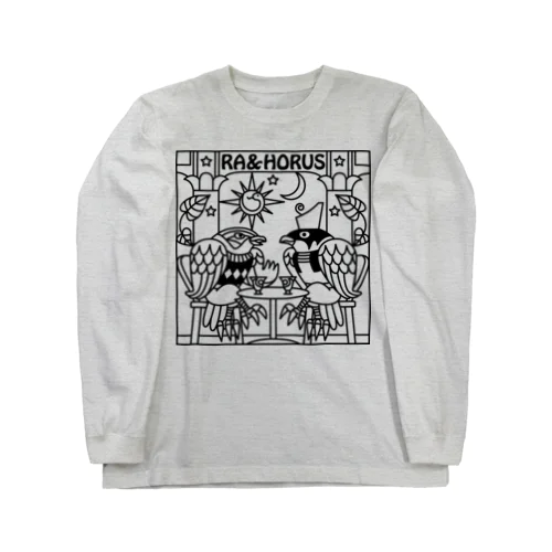 ラーとホルスのティータイム Long Sleeve T-Shirt