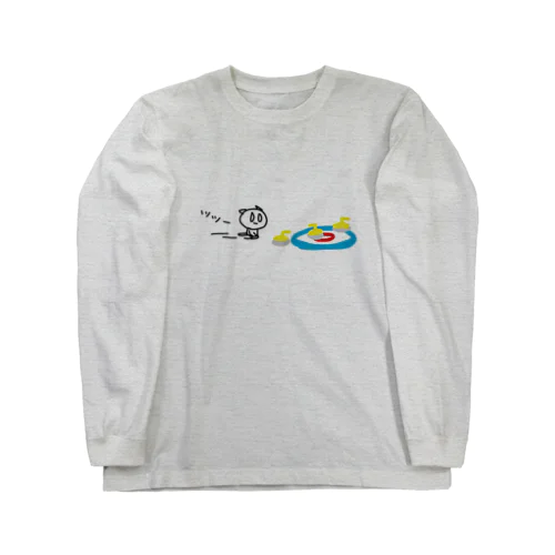 ねむねこカーリング Long Sleeve T-Shirt