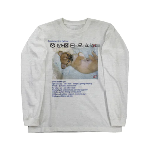 Julie 取り扱い表示 Long Sleeve T-Shirt