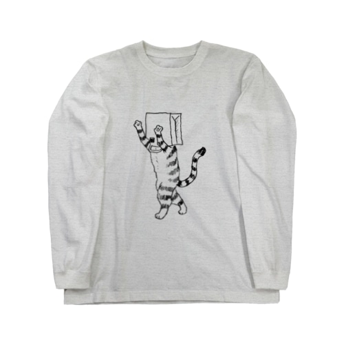 ふくろねこ（ねこかもいぬかも） Long Sleeve T-Shirt