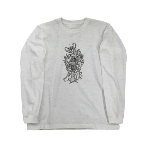 Be You, Give Love [隠れたメッセージ・愛の木・抽象画] Long Sleeve T-Shirt