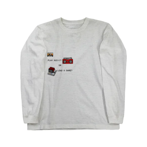 レトロ・カセットテープ Long Sleeve T-Shirt