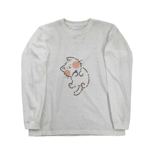 すやすやにゃんこ。 Long Sleeve T-Shirt