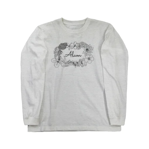 ALAM Bunga / LINE Long Sleeve T-Shirt