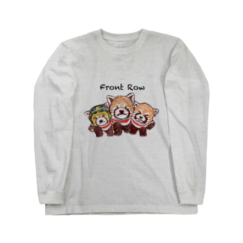 フロントローのレッサーパンダ Long Sleeve T-Shirt