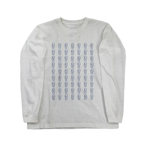 イースター島のモアイ(63) Long Sleeve T-Shirt