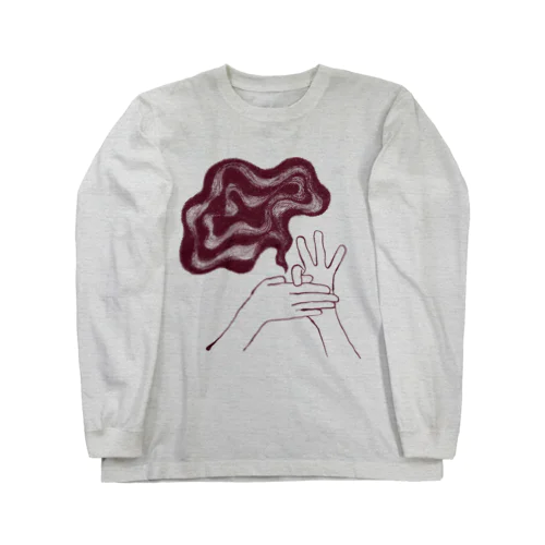 モヤるマジック（茶） Long Sleeve T-Shirt