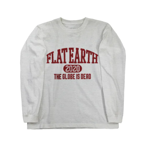 カレッジ風［ネバダカラー］　フラットアース　FLATEARTH Long Sleeve T-Shirt