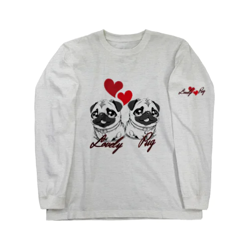 ＬＯＶＥＬＹ　ＰＵＧ（ラブリーパグ） Long Sleeve T-Shirt