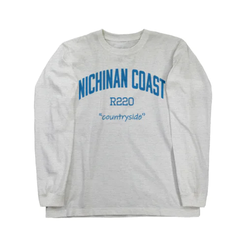 日南海岸 Nichinan Coast BLUE Long Sleeve T-Shirt