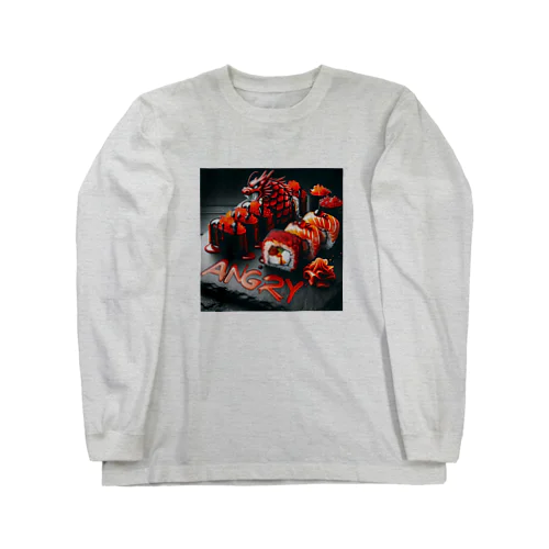 ANGRY寿司 Long Sleeve T-Shirt