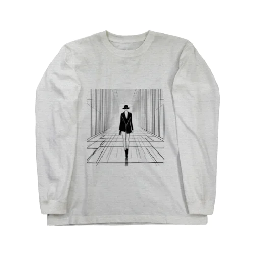 歩く人 Long Sleeve T-Shirt