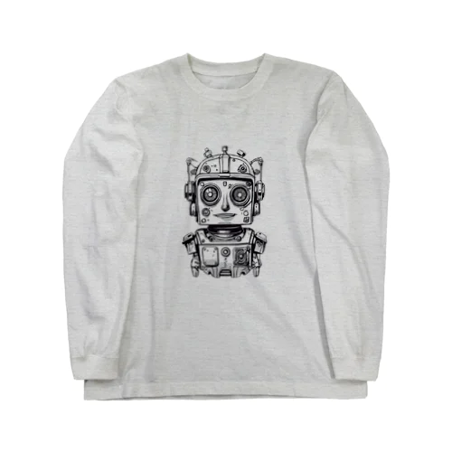 じっと見るガラクタくん Long Sleeve T-Shirt