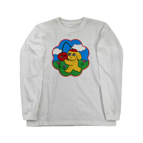 わんことさくらんぼちゃん Long Sleeve T-Shirt