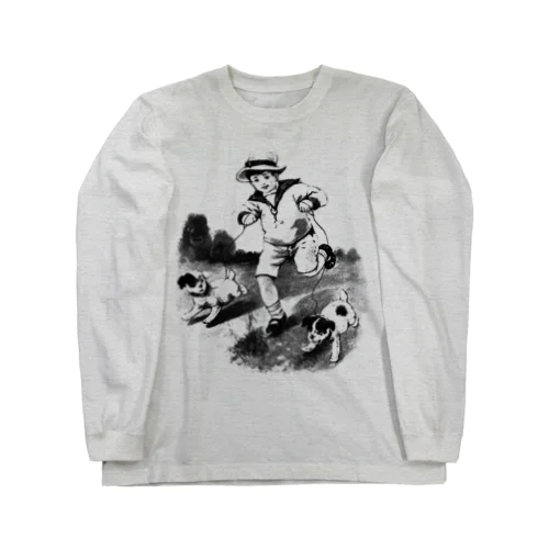 子犬とさんぽ！ Long Sleeve T-Shirt