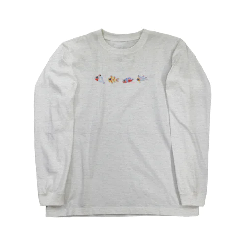 幼魚だから小さいよ Long Sleeve T-Shirt