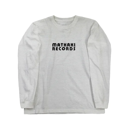 MATKAKI RECORDSロゴ ロングスリーブTシャツ