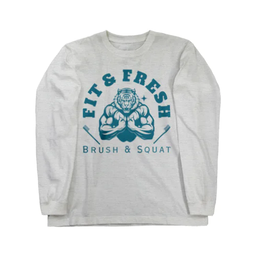 Fit & Fresh: Brush & Squat Long Sleeve T-Shirt