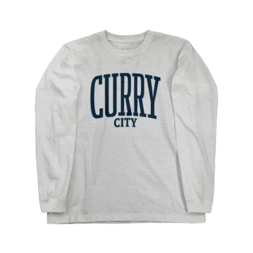 🍛CURRY CITY （NAVY） ロングスリーブTシャツ