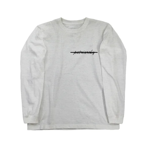 erase patriarchy/サヨナラ家父長制シリーズ Long Sleeve T-Shirt