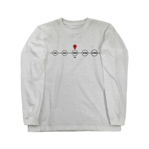 ベンチプレス目標設定Tシャツ Long Sleeve T-Shirt