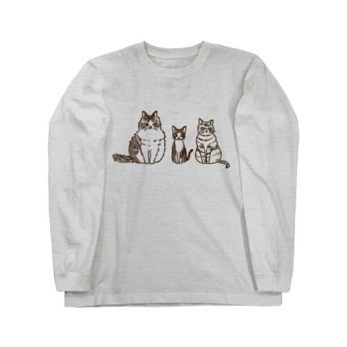 たぬとメビとむっくん Long Sleeve T-Shirt