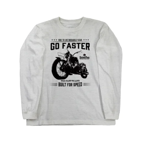 GO FASTER ロングスリーブTシャツ