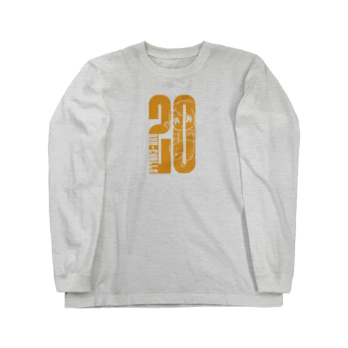 おゆチャレロングTシャツ「20」 롱 슬리브 티셔츠