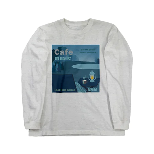 Cafe music - Before dawn - ロングスリーブTシャツ