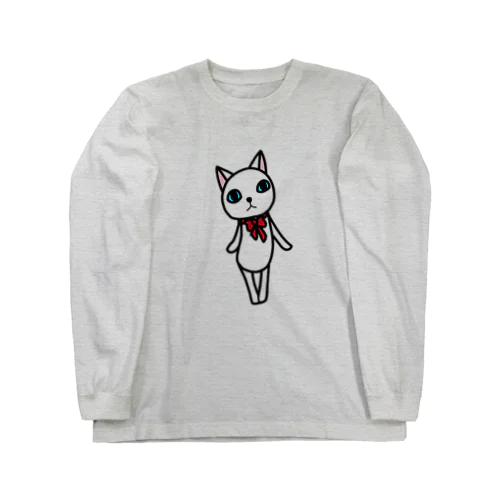 リボンのねこさん Long Sleeve T-Shirt