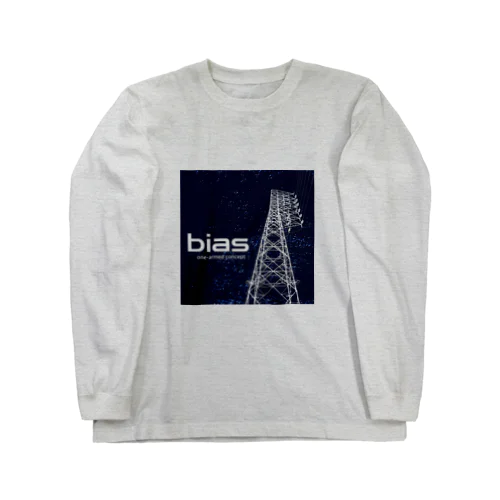 bias(navy) ロングスリーブTシャツ