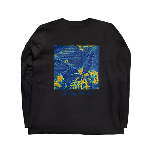 青いアカハライモリ Long Sleeve T-Shirt