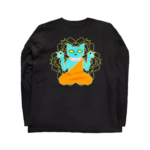 ネコ神(バックプリント) Long Sleeve T-Shirt