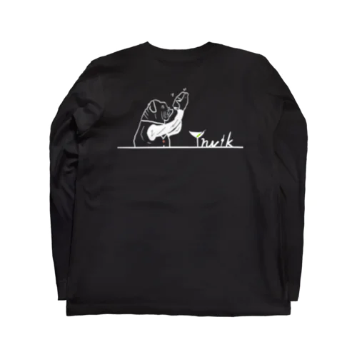 Bar inuvik white ロングスリーブTシャツ